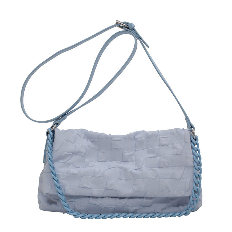 Chain Luxury Designer Handbags Purse Branded Big Women Bags For Women Trend Soft Folds Shoulder Bag Green Spring