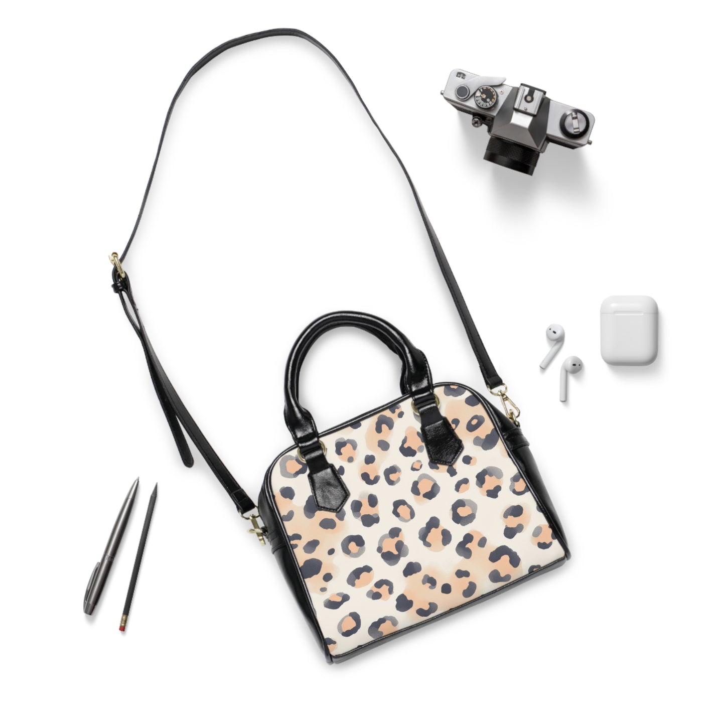 Chic Leopard Print Shoulder Handbag - Stylish Accessory for Every Occasion