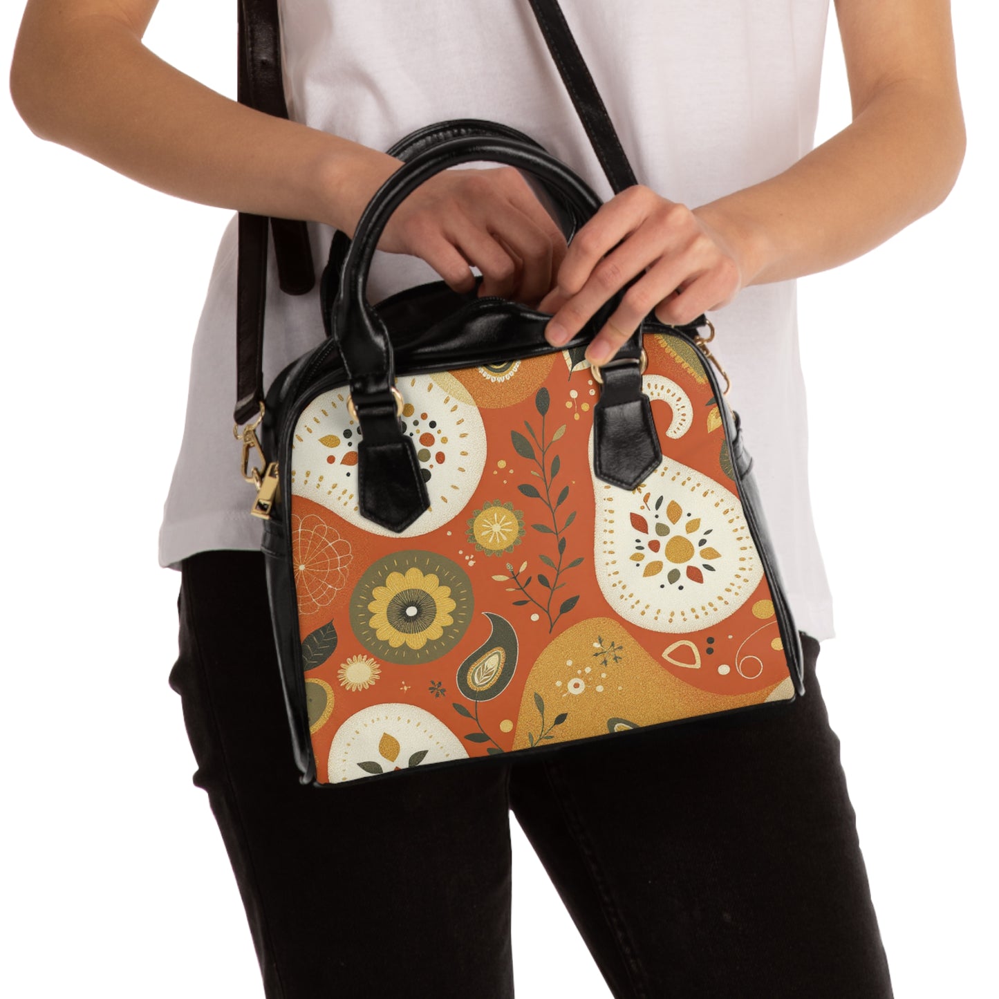 Bohemian Floral Shoulder Handbag | Stylish Everyday Tote | Great Gift for Her