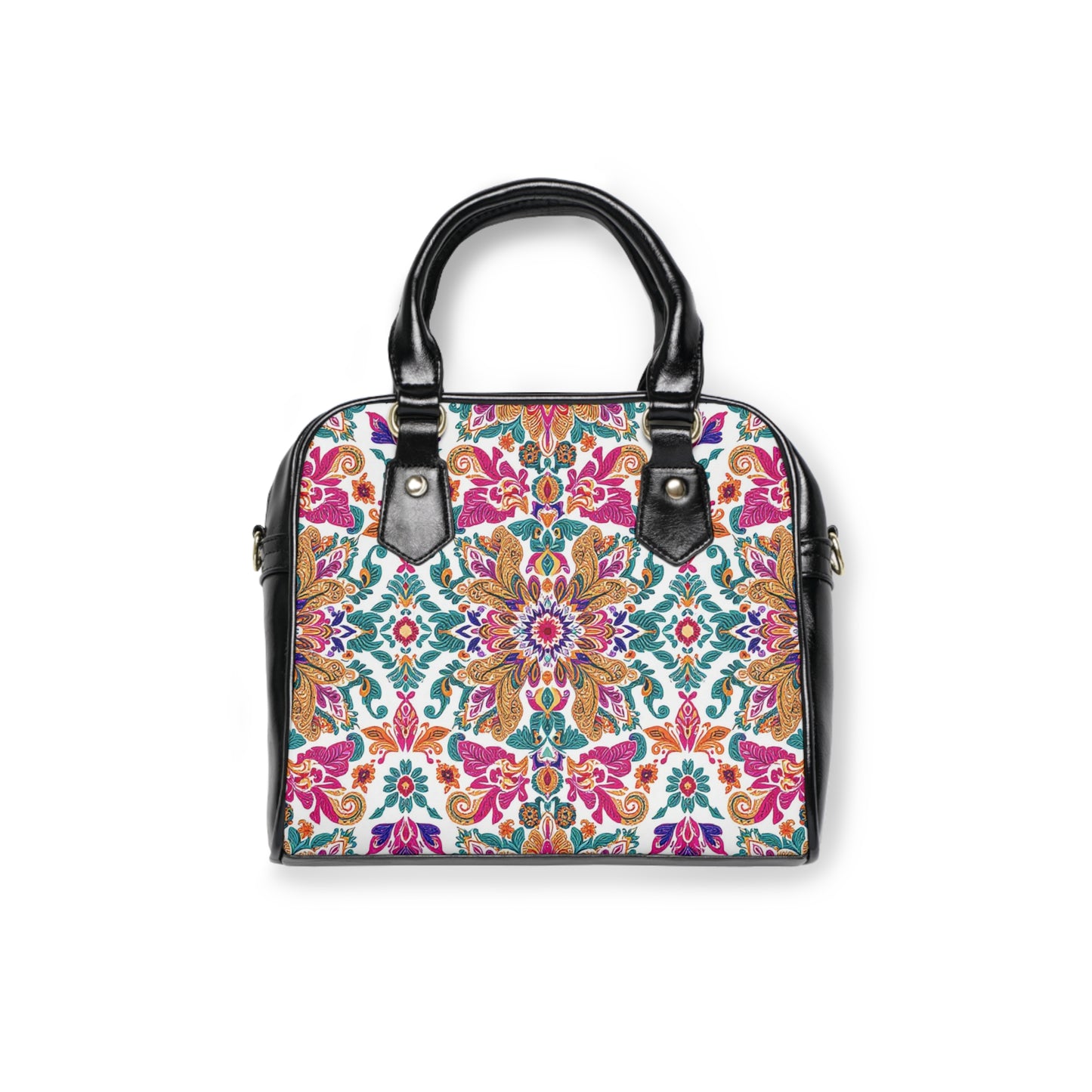 Bohemian Floral Shoulder Handbag - Chic Carryall for Every Occasion