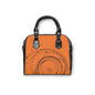 Chic Orange Spiral Shoulder Handbag - Stylish Accessory for Everyday Use