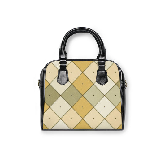 Chic Argyle Shoulder Handbag - Stylish Accessory for Everyday Use