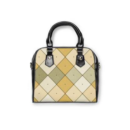 Chic Argyle Shoulder Handbag - Stylish Accessory for Everyday Use