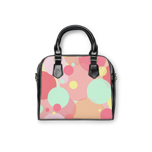 Colorful Patterned Shoulder Handbag - Chic Carryall for Stylish Everyday Use
