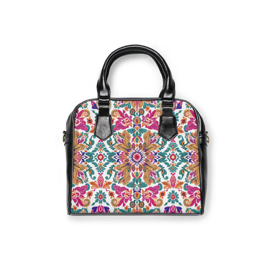 Bohemian Floral Shoulder Handbag - Chic Carryall for Every Occasion