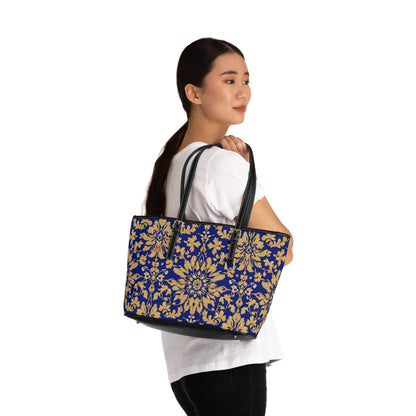Elegant Floral PU Leather Shoulder Bag - Stylish Tote for Every Occasion