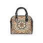 Bohemian Shoulder Handbag with Geometric Pattern