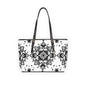 Chic PU Leather Shoulder Bag - Elegant Floral Design for Everyday Use