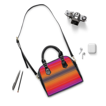 Vibrant Striped Shoulder Handbag – Perfect for Everyday Style & Celebrations