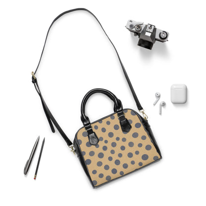 Chic Polka Dot Shoulder Handbag - Stylish & Versatile Tote for Every Occasion