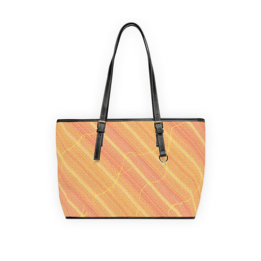 Vibrant PU Leather Tote Bag - Stylish and Spacious for Everyday Use