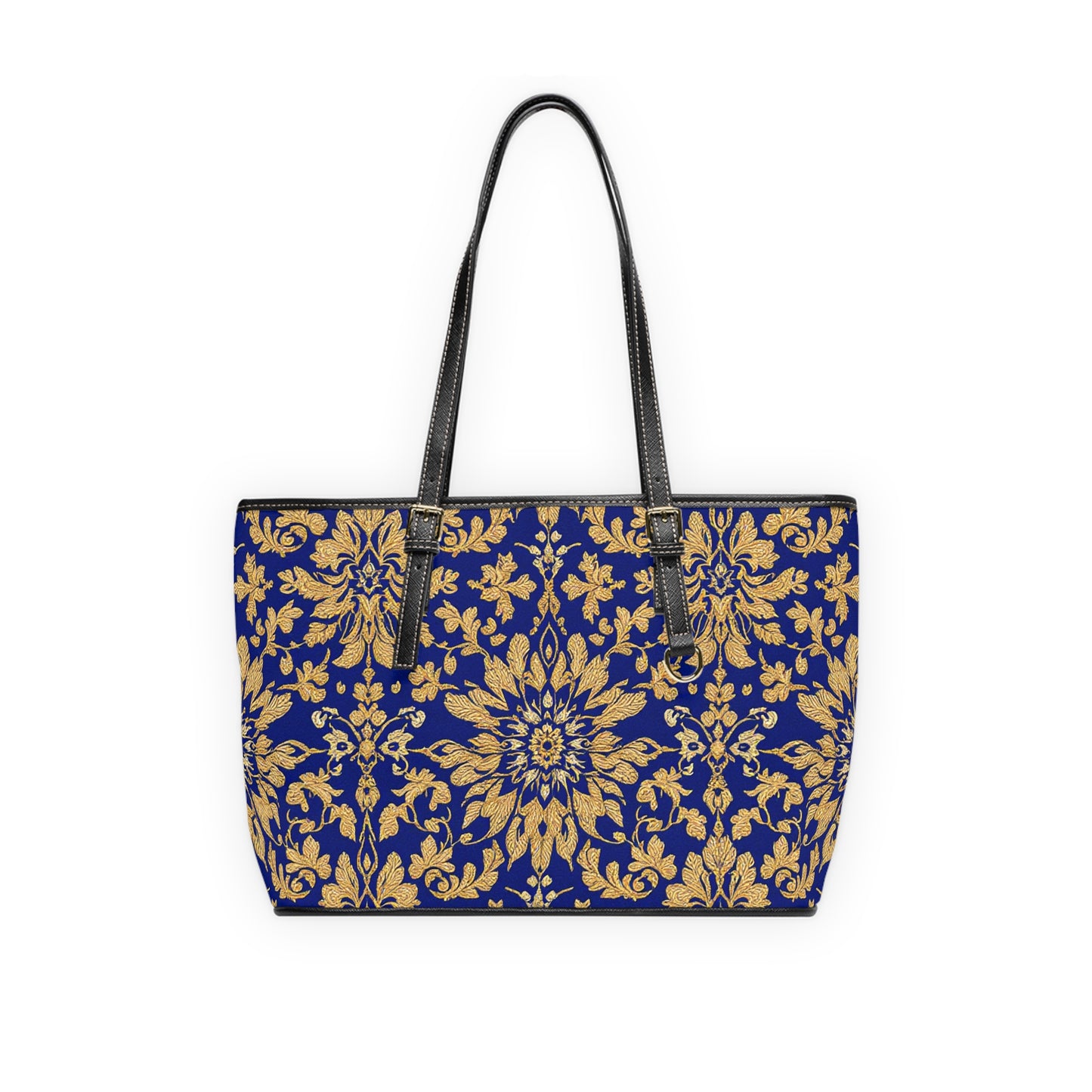 Elegant Floral PU Leather Shoulder Bag - Stylish Tote for Every Occasion