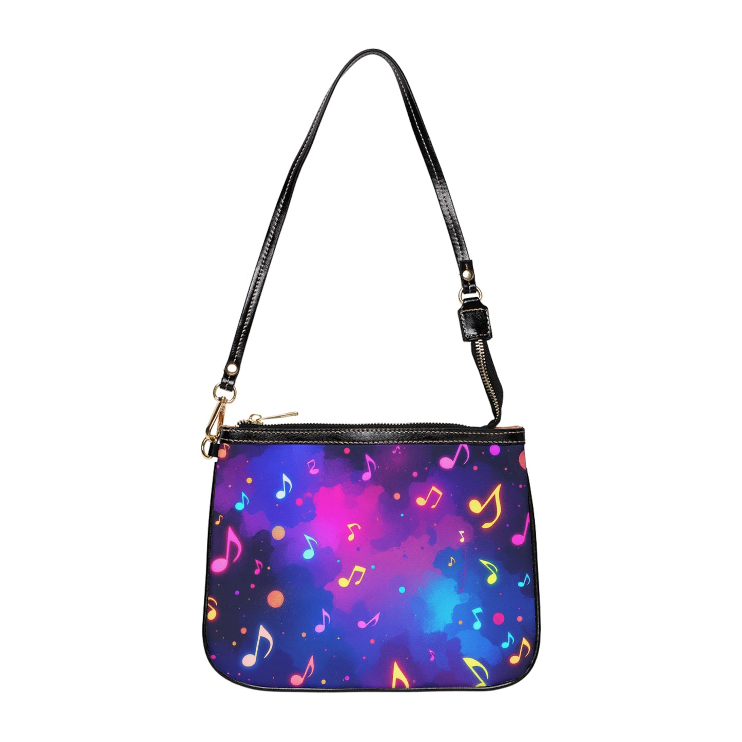 Colorful Music Notes Small Shoulder Bag - Perfect for Music Lovers