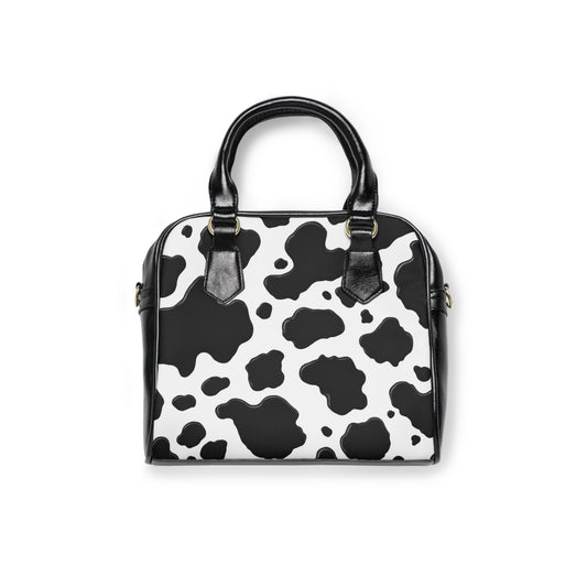 Chic Cow Print Shoulder Handbag | Stylish Everyday Tote