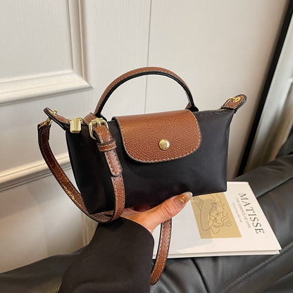 2025 Women's Mini Dumpling Handbag. Made of high - end nylon. Stylish shoulder/crossbody phone bag.