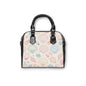 Coastal Seashell Print Shoulder Handbag | Stylish Beach Tote for Summer